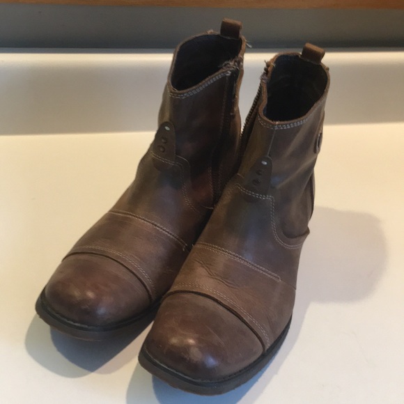 Bed Stu Other - Bedstu boots leather zipper ankle size 8.5